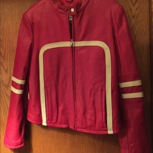 Women’s Leather Bomber Jacket